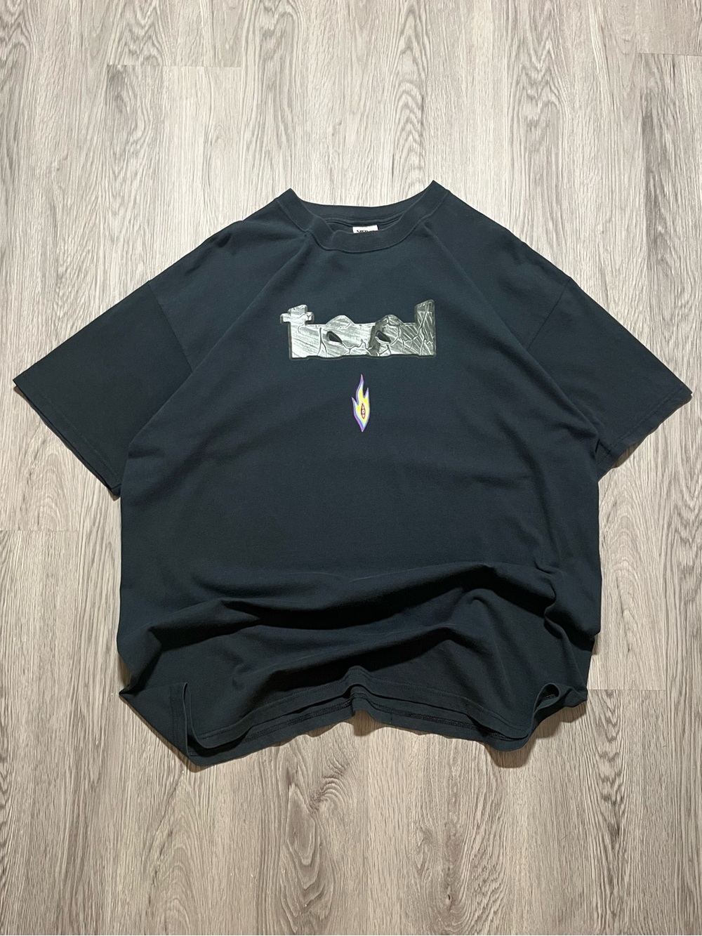 Vintage TOOL 2002 Inside the outside Tour band T-shirt double sided faded XL